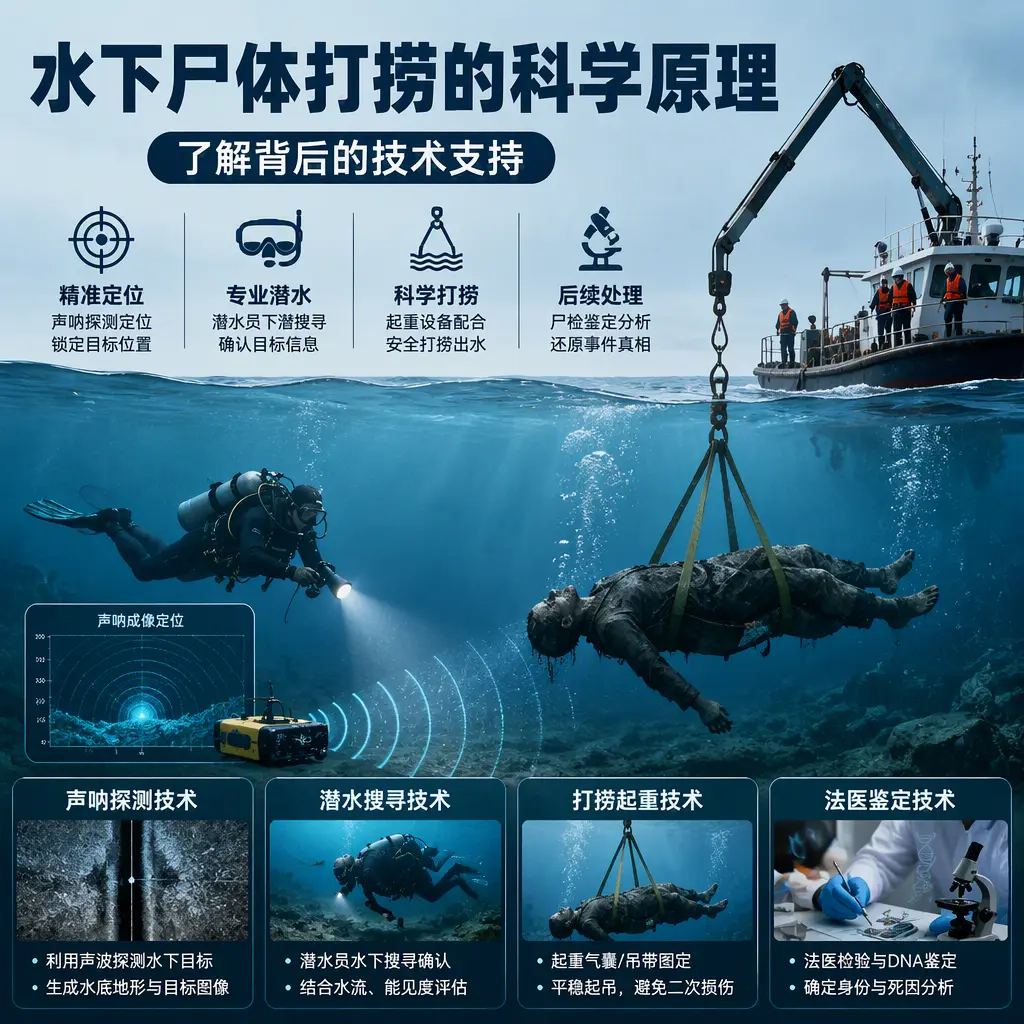 虹口水下尸体打捞的科学原理，了解背后的技术支持